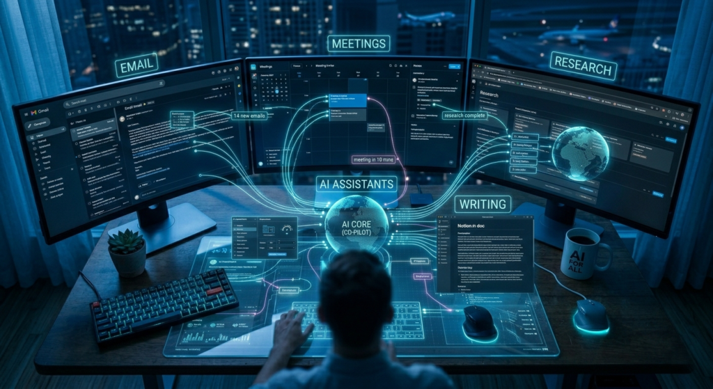 AI workflow automation system for everyday productivity