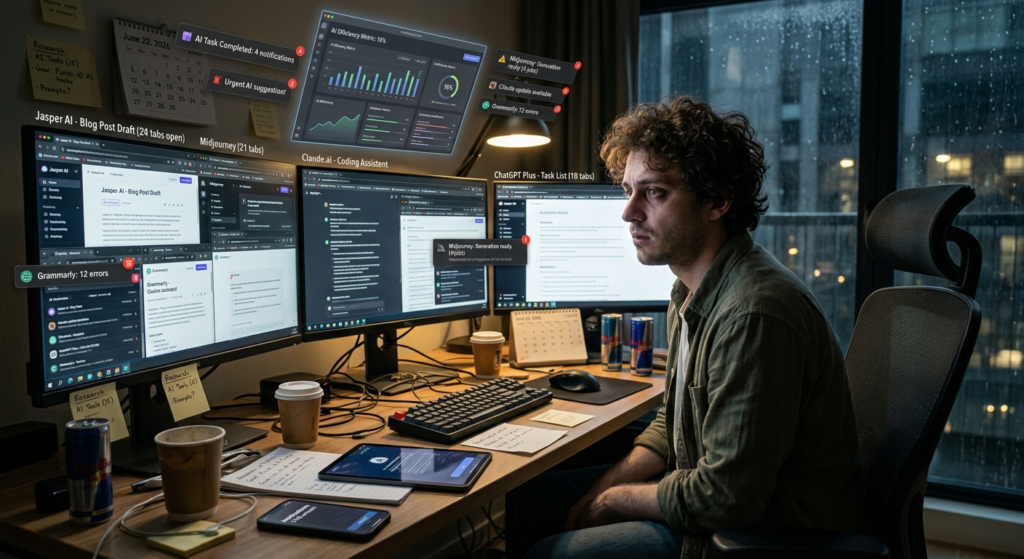avoid AI tool overload caused by too many AI productivity tools