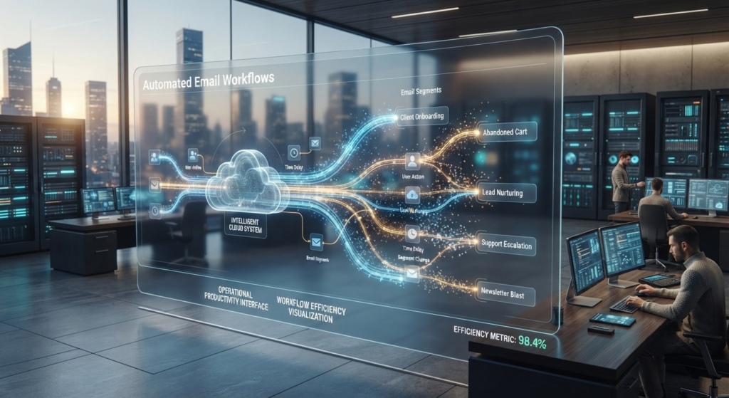 AI email workflow automation improving execution speed